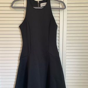 Abercrombie and fitch black dress+sliver zipper